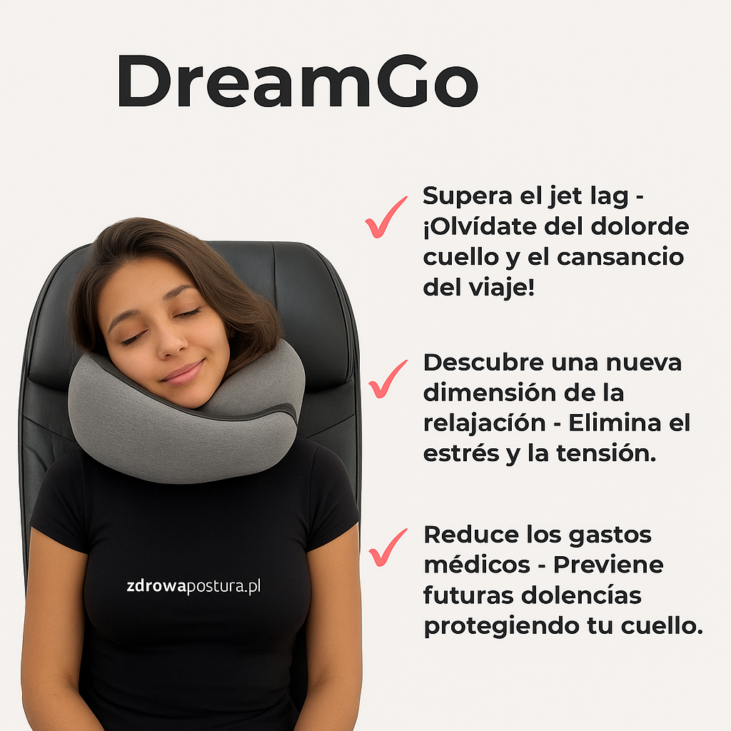 La mejor Almohada de Viaje DreamGo™