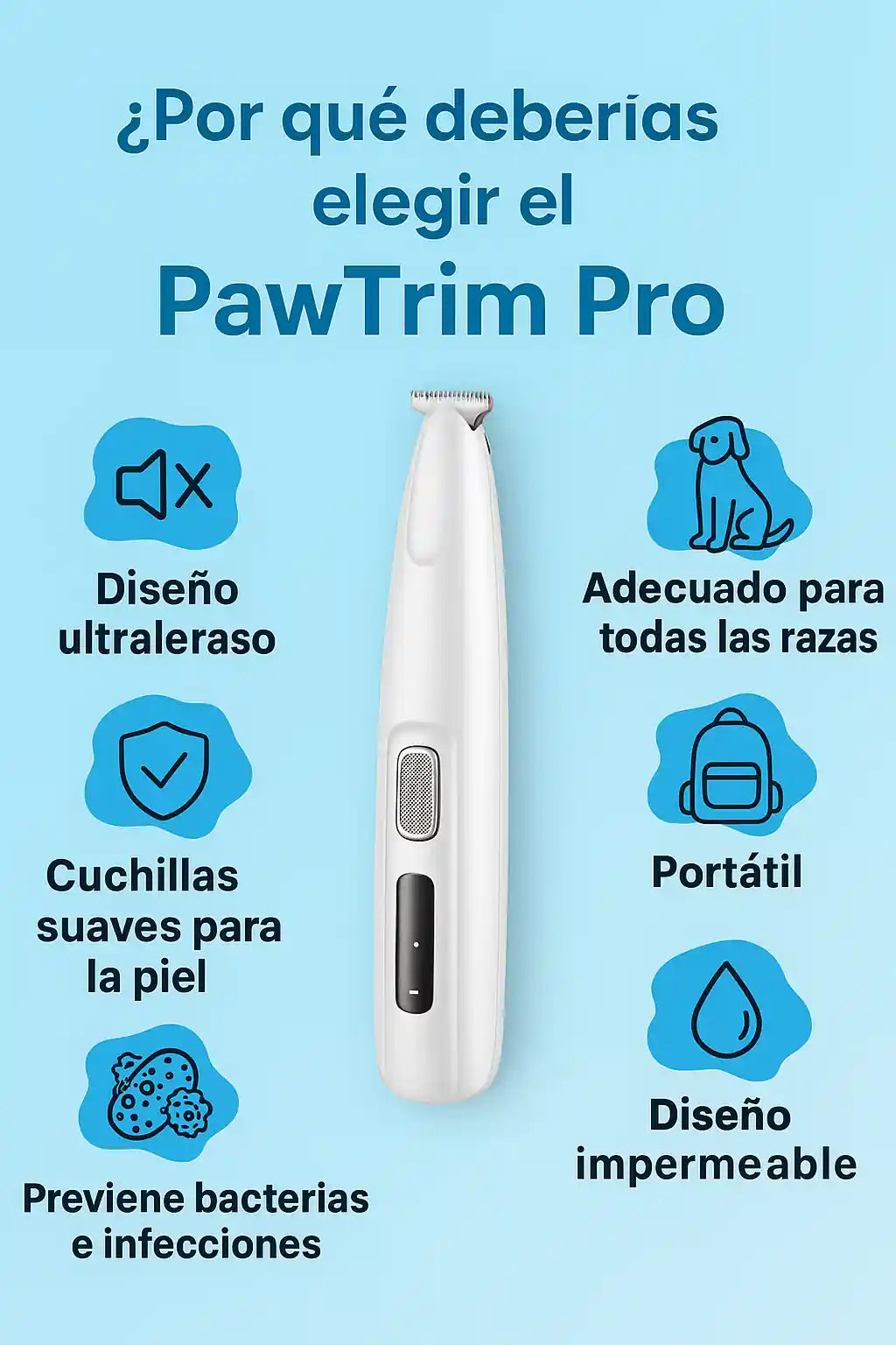 PawTrim Pro™ - Cuidado de patas sin dolor en cuestión de segundos