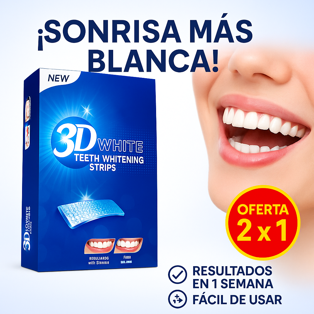 3D WHITE BLANQUEADOR DENTAL