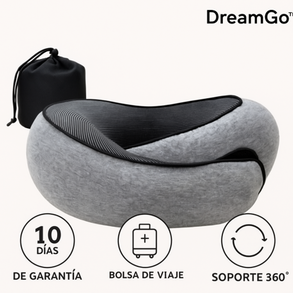 La mejor Almohada de Viaje DreamGo™