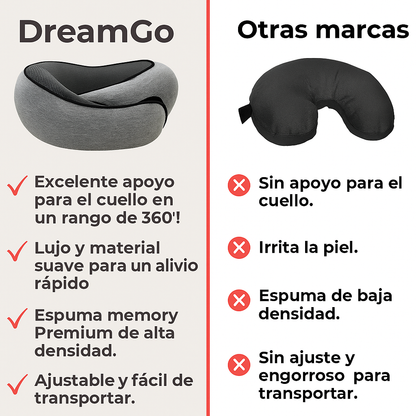 La mejor Almohada de Viaje DreamGo™